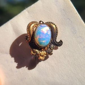 Antique Opal vintage stick pin